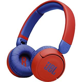JBL Jr310 BT - Casque (On-ear, Bleu/Rouge)