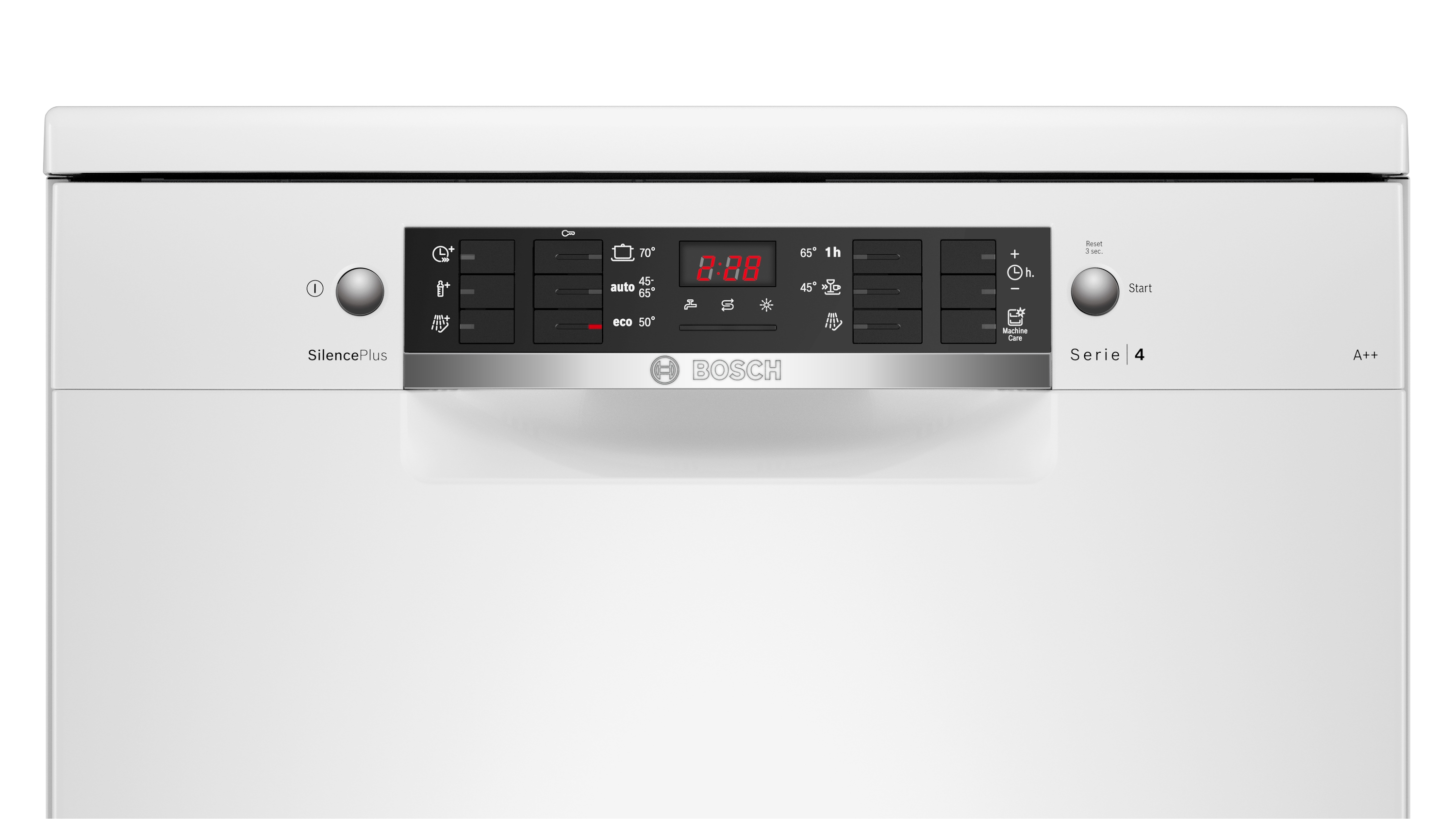 Lavavajillas - Bosch SMS46JW06E, 9,5 l, Libre instalación, 12 servicios, 6 programas, 60 cm, Blanco