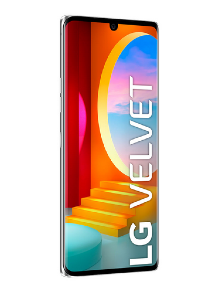 Móvil - LG Velvet 4G, 6,8", Aurora Silver, 128 GB, 6 GB, SD, Full HD+, SDM845 2.5GHz, 4300 mAh