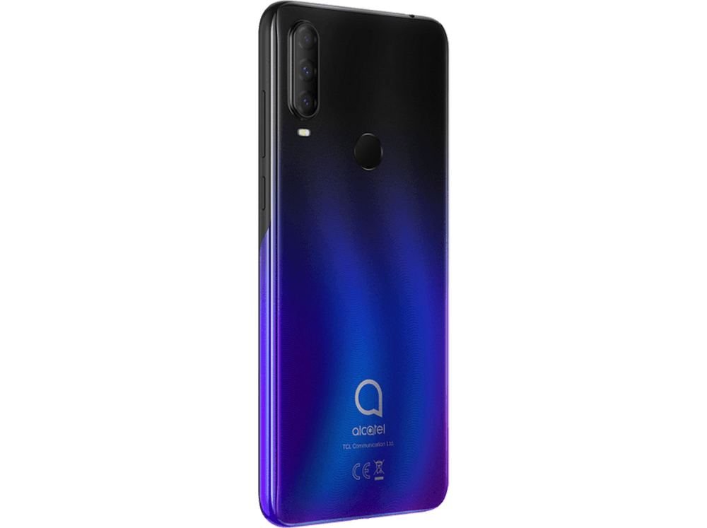 Móvil - Alcatel 3L 2020, Azul camaleón, 64 GB, 4 GB, 6.22" HD+, MT6762, 4000 mAh, Android
