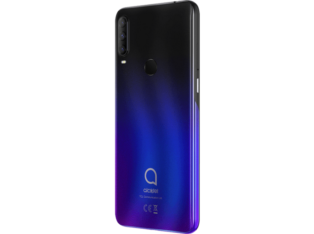 Móvil - Alcatel 3L 2020, Azul camaleón, 64 GB, 4 GB, 6.22" HD+, MT6762, 4000 mAh, Android
