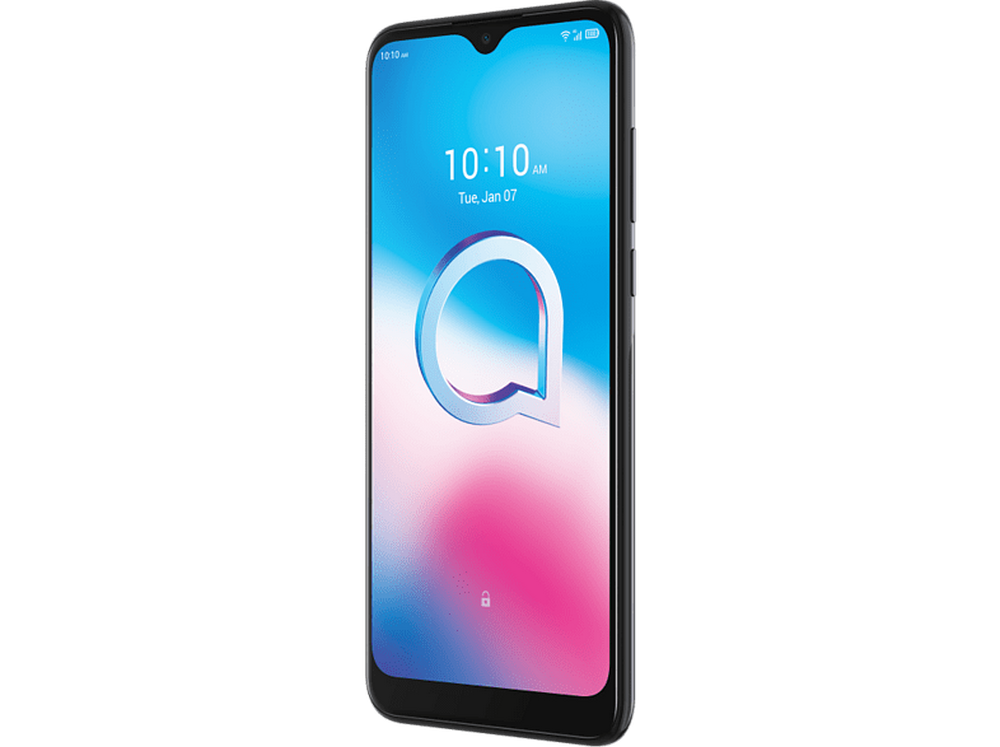 Móvil - Alcatel 3L 2020, Negro, 64 GB, 4 GB, 6.22" HD+, MT6762, 4000 mAh, Android