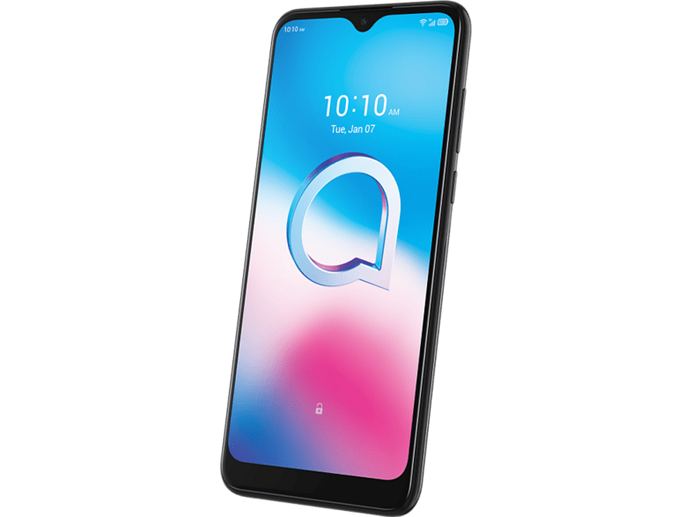 Móvil - Alcatel 3L 2020, Negro, 64 GB, 4 GB, 6.22" HD+, MT6762, 4000 mAh, Android