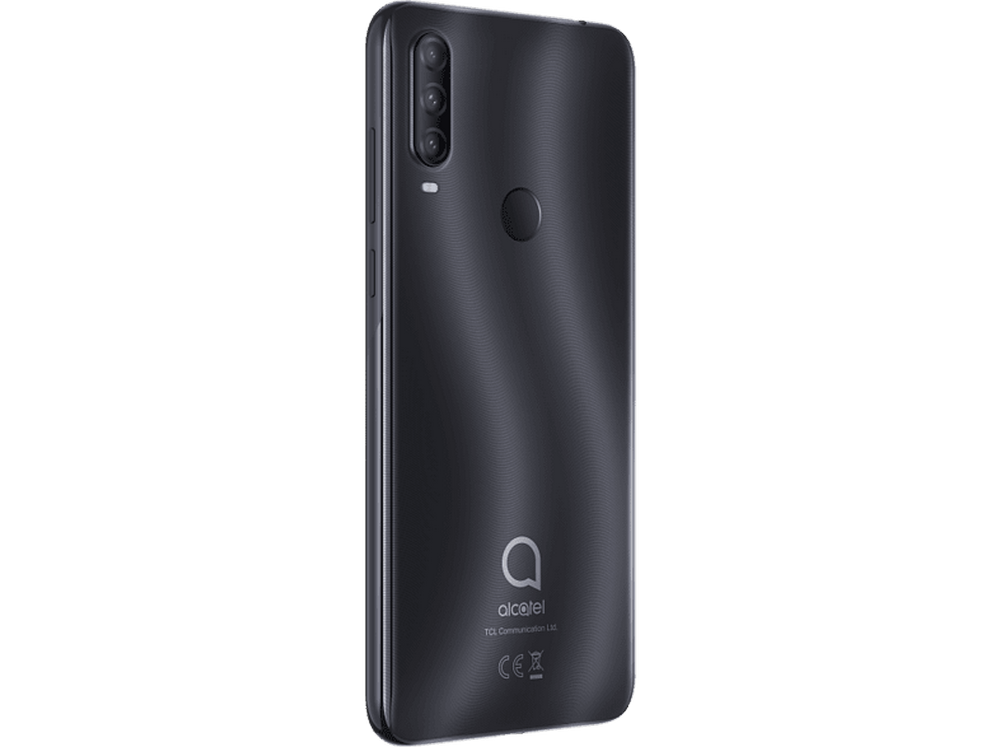 Móvil - Alcatel 3L 2020, Negro, 64 GB, 4 GB, 6.22" HD+, MT6762, 4000 mAh, Android
