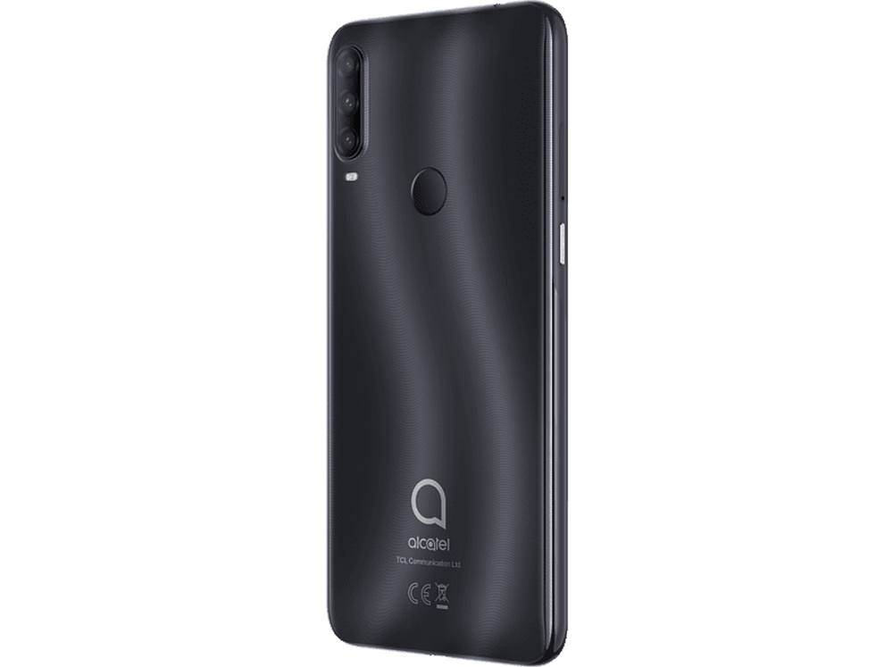 Móvil - Alcatel 3L 2020, Negro, 64 GB, 4 GB, 6.22" HD+, MT6762, 4000 mAh, Android