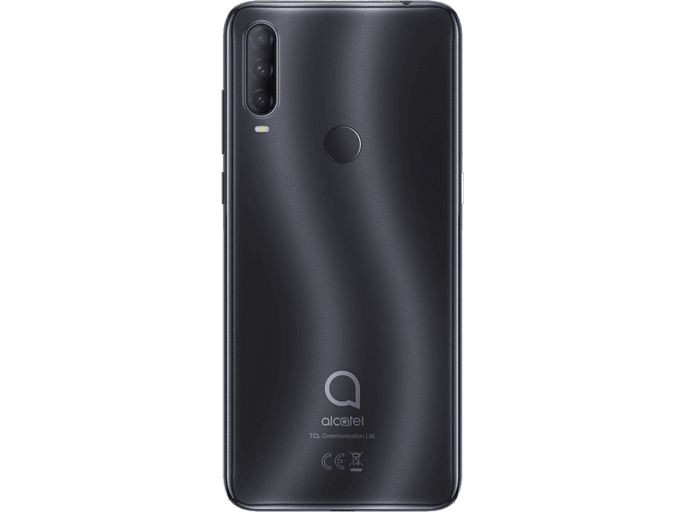 Móvil - Alcatel 3L 2020, Negro, 64 GB, 4 GB, 6.22" HD+, MT6762, 4000 mAh, Android