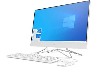 HP 24-df1300ng, All-in-One PC mit 23,8 Zoll Display, Intel® Core™ i3 Prozessor, 8 GB RAM, 512 GB SSD, Intel Iris Xe Grafik, Weiß