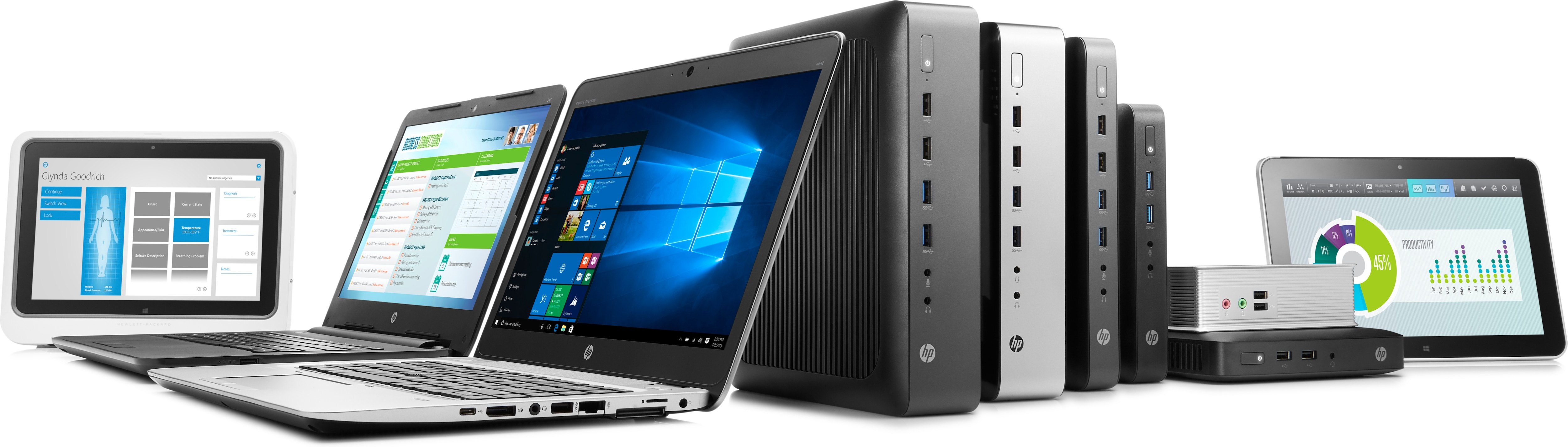 HP - B2B t730 Thin Client - AMD RX-427BB - 8 GB - 32 GB