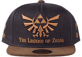 DIFUZED "The Legend of Zelda" Snapback Cap - Kappe (Schwarz/Braun)