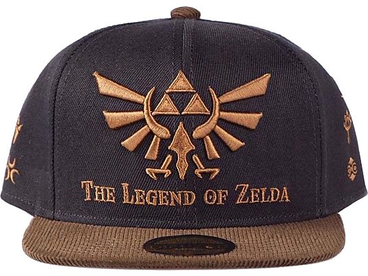 DIFUZED "The Legend of Zelda" Snapback Cap - Cappellino (Nero/Marrone)
