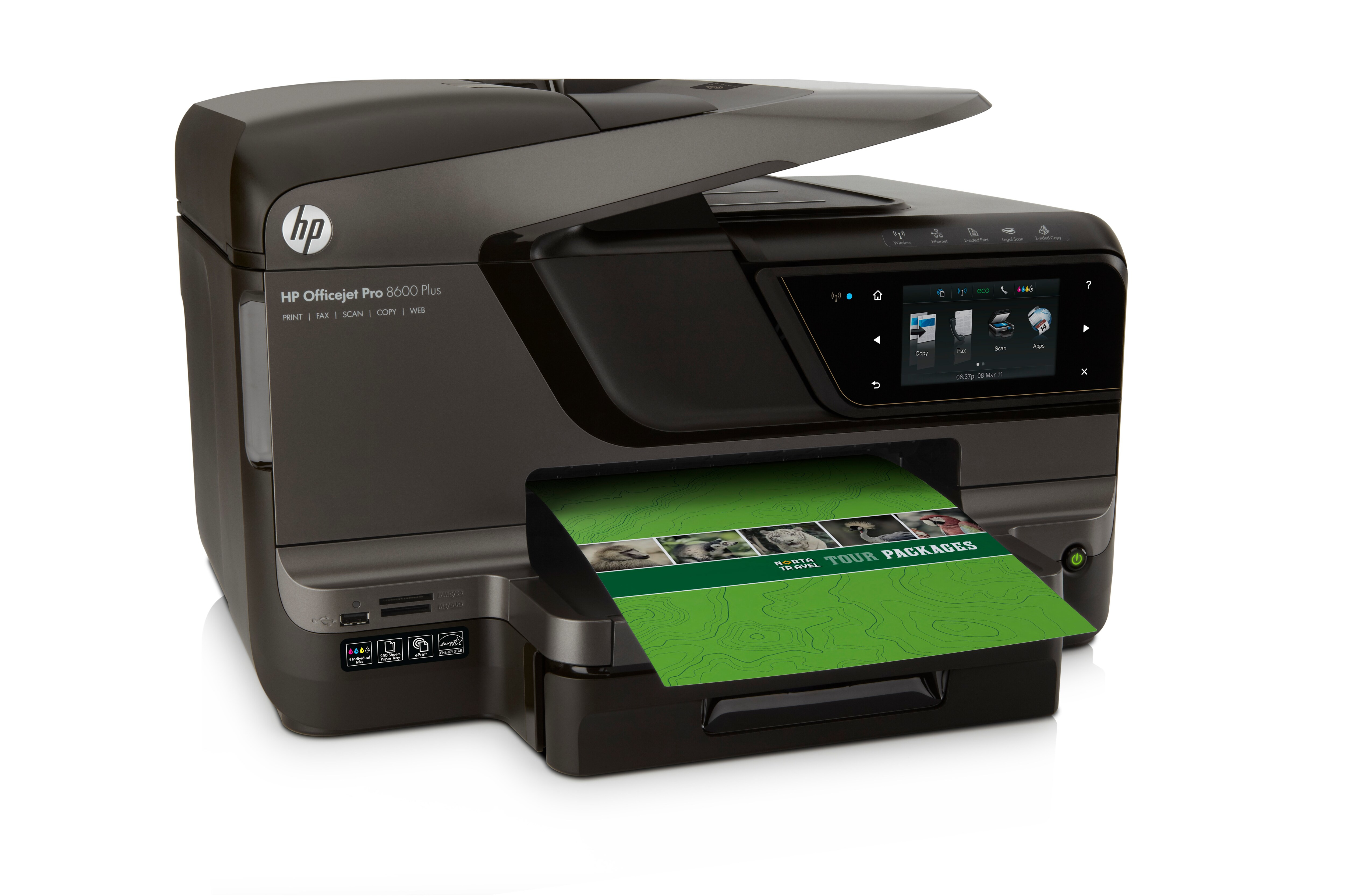 HP Officejet Pro 8600 Plus 4-in-1 Tinten-Multifunktionsdrucker