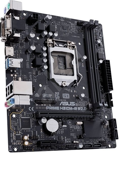 ASUS Prime H310M-R 2.0 (90MB0YL0-M0ECY0) Mainboard Schwarz
