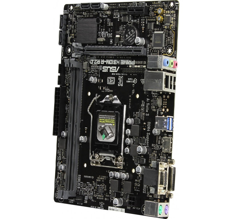 ASUS Prime H310M-R 2.0 (90MB0YL0-M0ECY0) Mainboard Schwarz