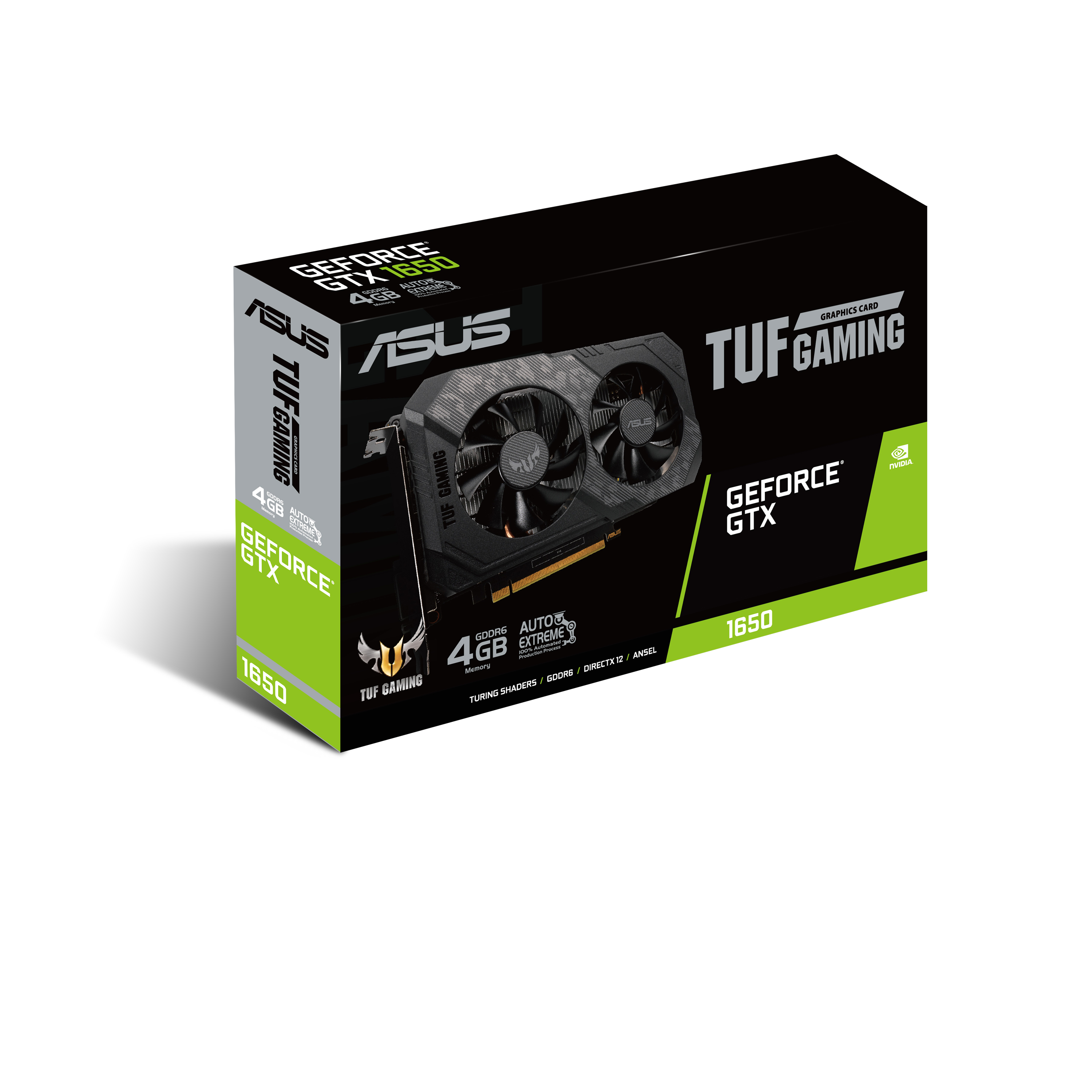 ASUS GeForce TUF GTX 1650 4GD6 Gaming (90YV0EH1-M0NA00) (NVIDIA, Grafikkarte )