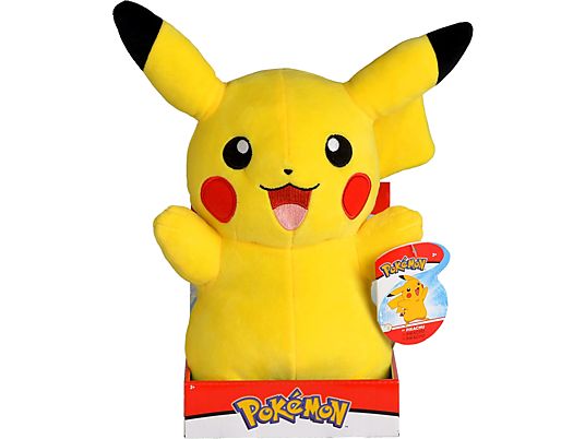 TAKARA TOMY Pokémon Pikachu - Figurine en peluche (Jaune/Noir/Rouge)