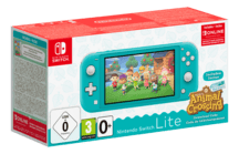 Switch Lite Türkis + Animal Crossing: New Horizons + Switch Online 3-Monate-Abo