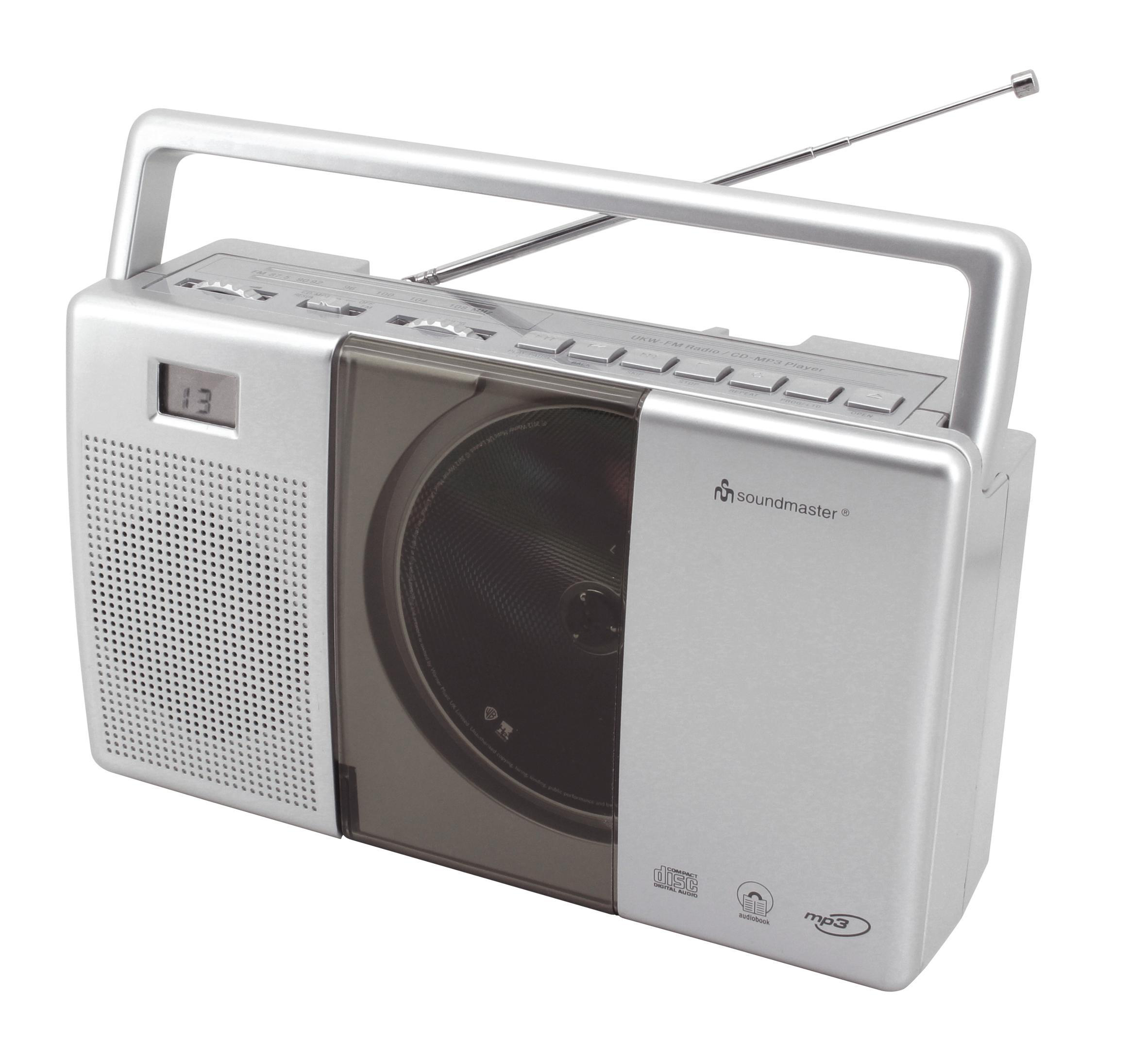 SOUNDMASTER RCD 1185 CD-Radio, Silber