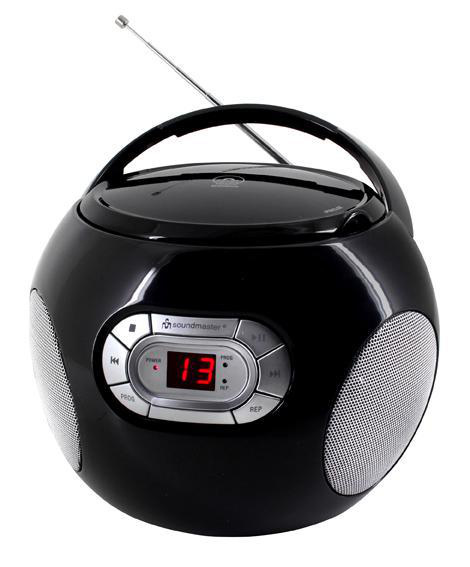 SOUNDMASTER SCD2120SW CD Player, Schwarz