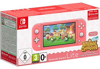 Switch Lite + Animal Crossing: New Horizons Bundle - Spielekonsole - Koralle