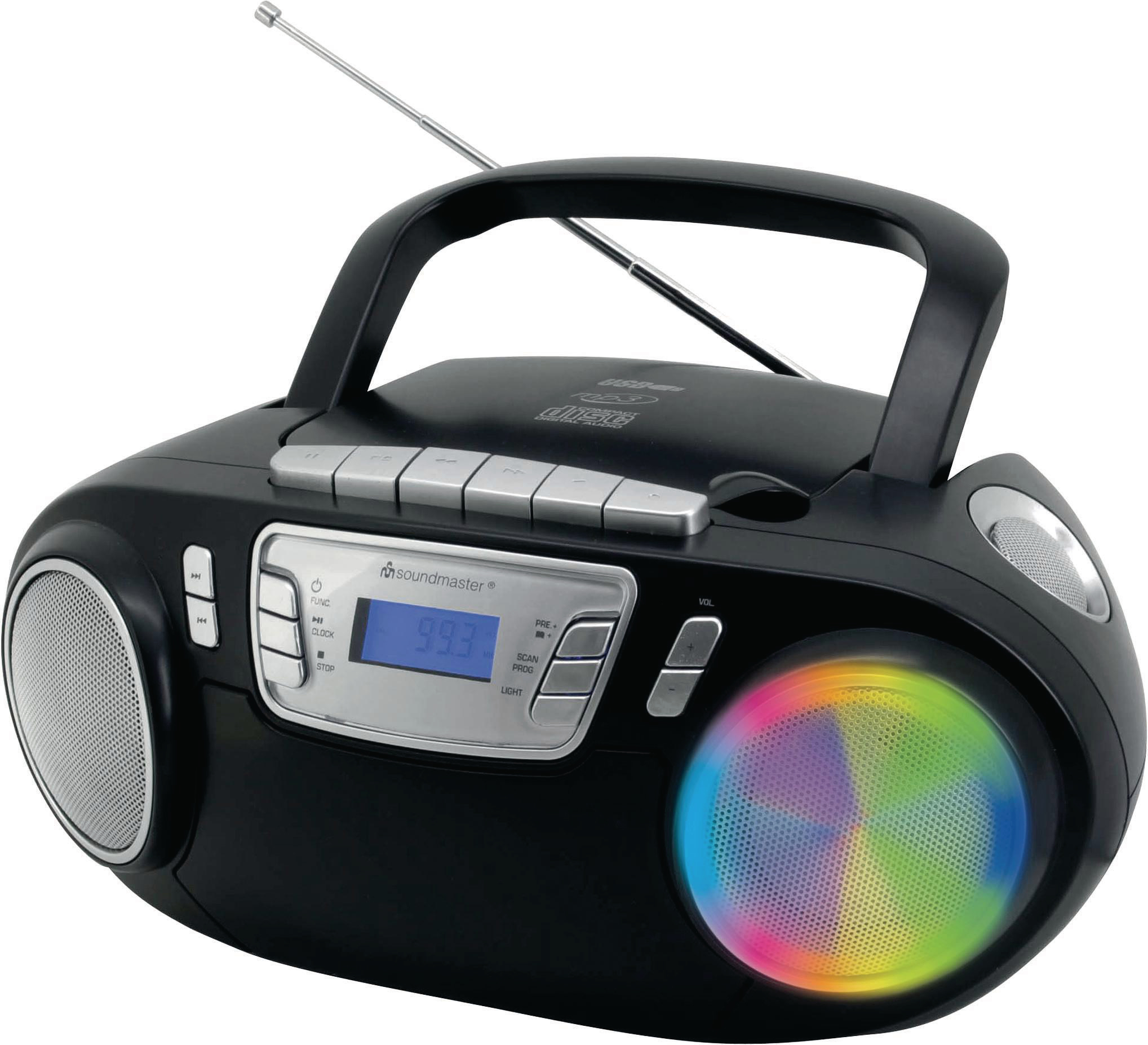 SOUNDMASTER SCD5800SW Radiorecorder, Schwarz