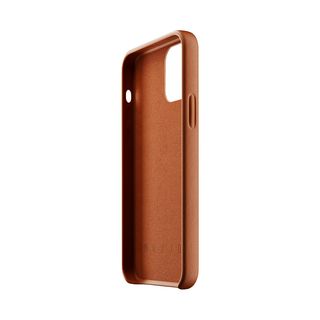 MUJJO Full Leather Case - Coque (Convient pour le modèle: Apple iPhone 12, iPhone 12 Pro)