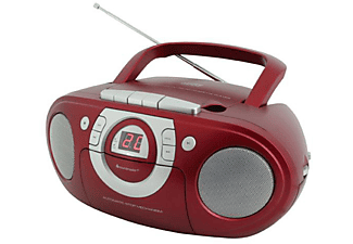 SOUNDMASTER SCD5100RO Radio-Kassettenspieler, Rot