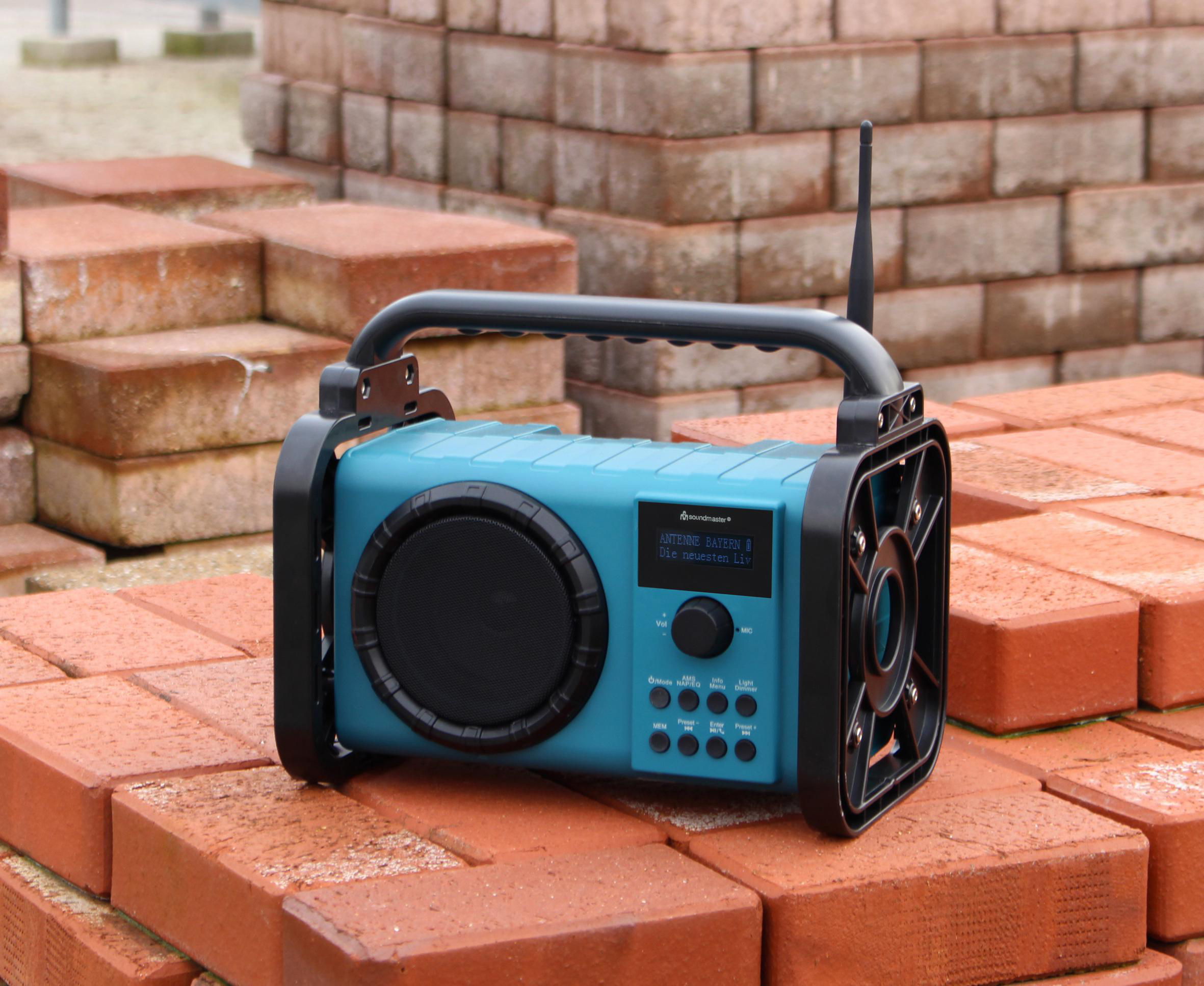 SOUNDMASTER DAB 80 DAB+ Radio, Digital, DAB+, FM, Bluetooth, Blau