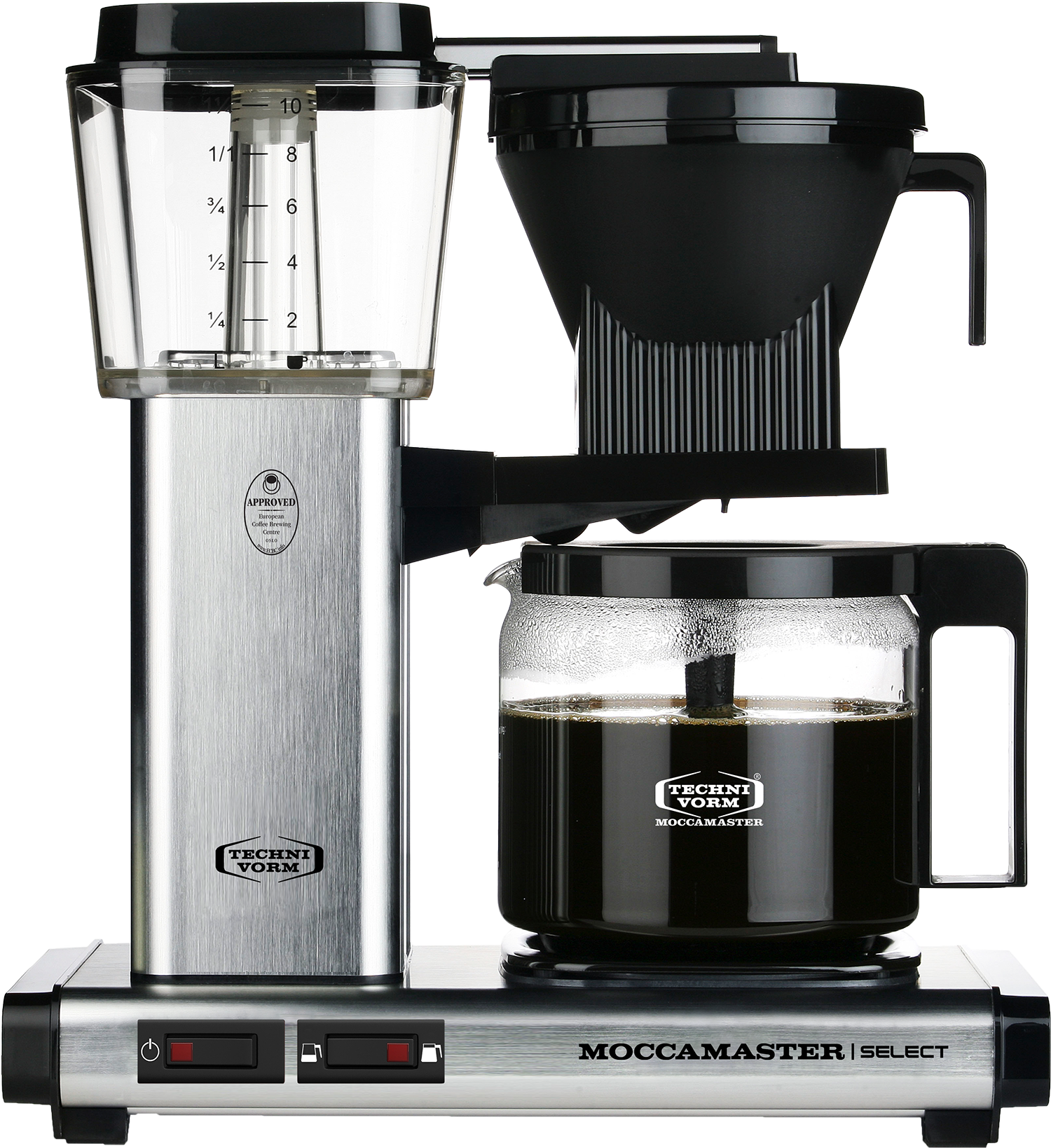 Moccamaster koffiefilter apparaat KBG SELECT mat rvs