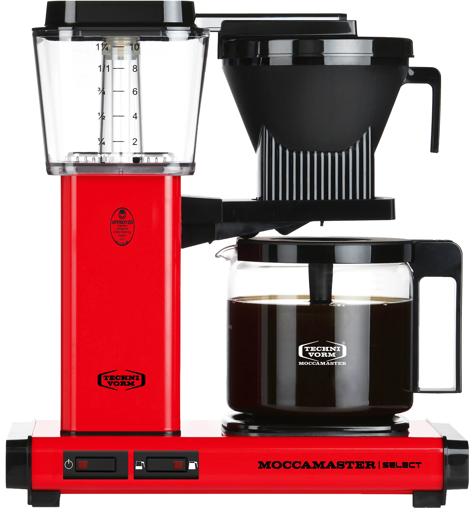 Moccamaster koffiefilter apparaat KBG SELECT rood