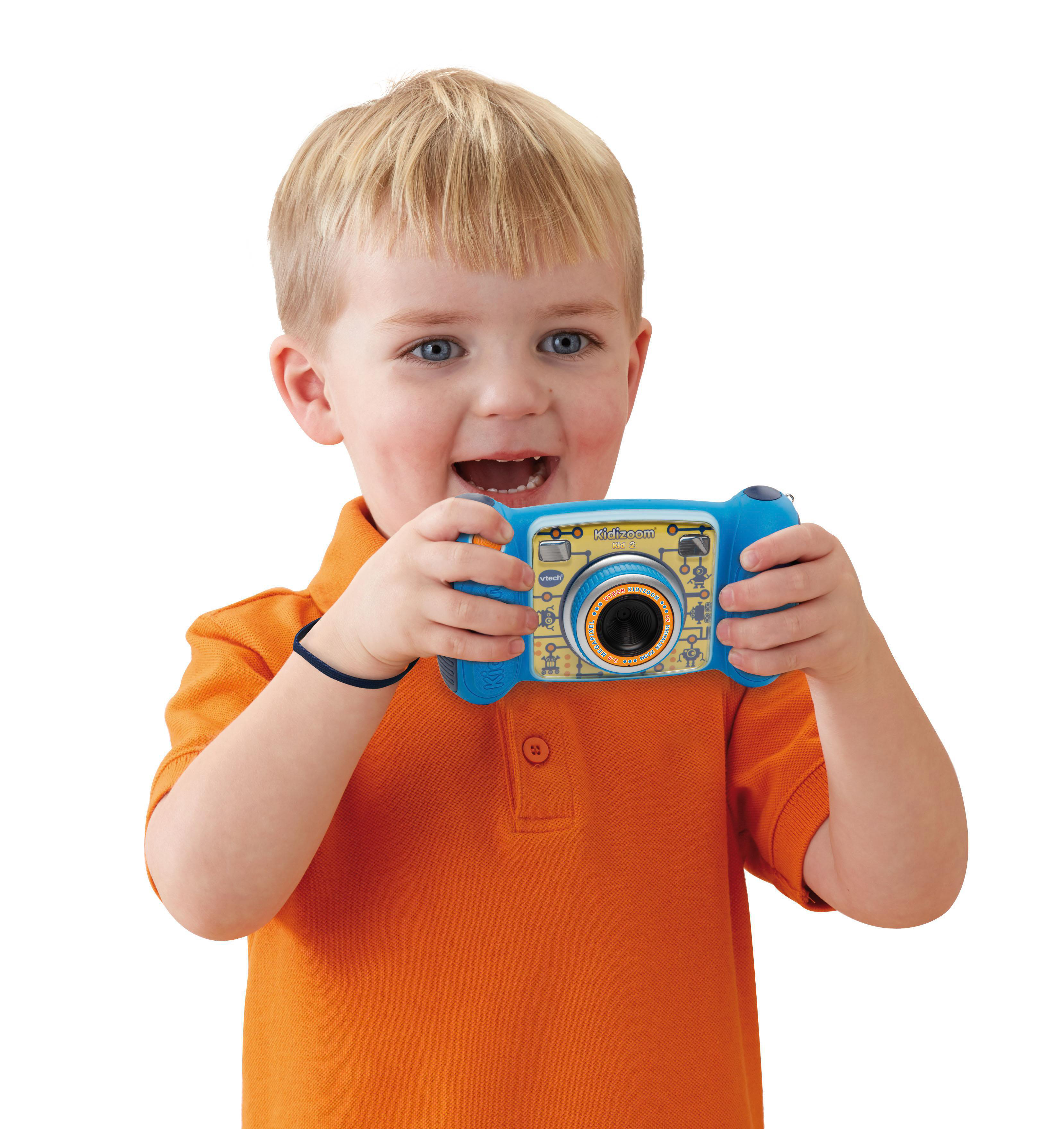 VTECH Kidizoom Kid 2 Kinder-Digitalkamera, Blau