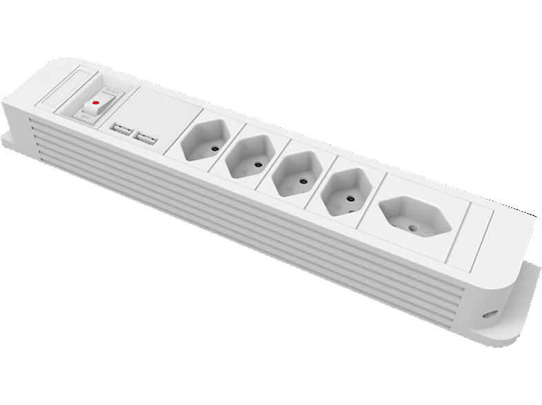SCHOENENBERGER Power Strip - Steckdosenleiste (Weiss)