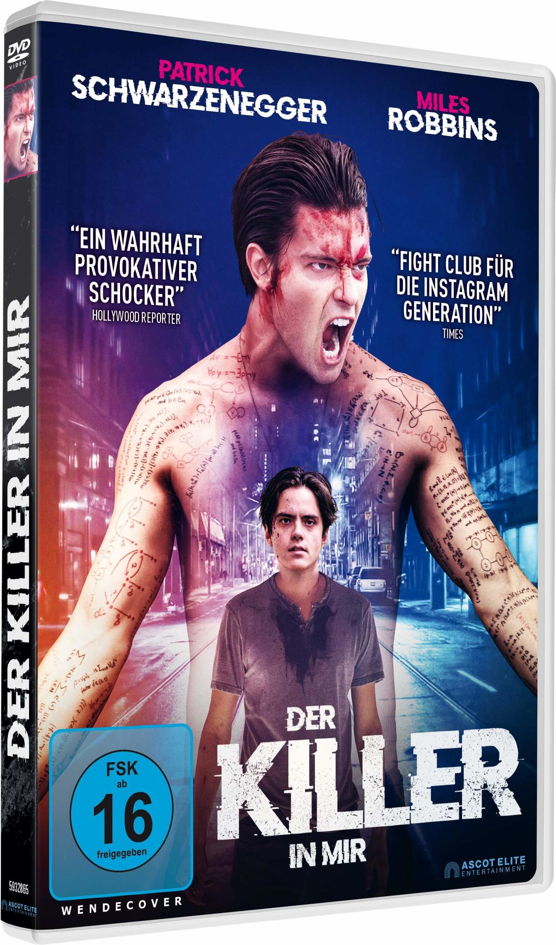 DVD-Cover von 'Der Killer in Mir'. Mann mit Blut im Gesicht, anderer Mann im Hintergrund. Deutscher Text.