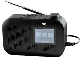 OK ORD 130 - Digitalradio (DAB+, FM, Schwarz)