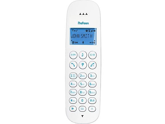PROFOON PDX300BW DECT-telefoon met 1 Handset Wit/Blauw