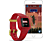 GARMIN vívofit jr. 3 - Marvel Iron Man - Bracelet d'activité (Rouge/Or)