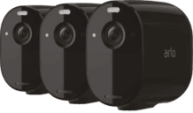 Überwachungskamera Essential Spotlight schwarz, 3er-Set (VMC2330B-100EUS)