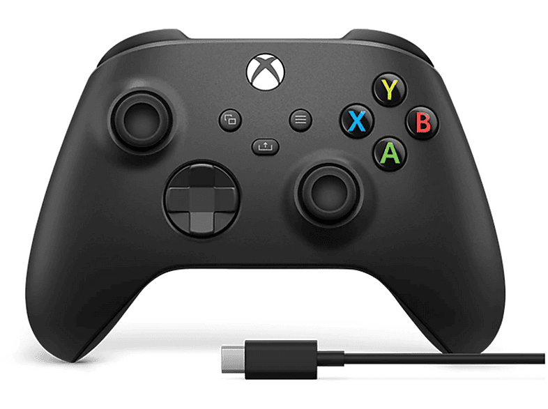 Mando - Microsoft Xbox One Controller Wireless 1V8-00002, Inalámbrico, Para Xbox One Series X/S + Cable USB-C