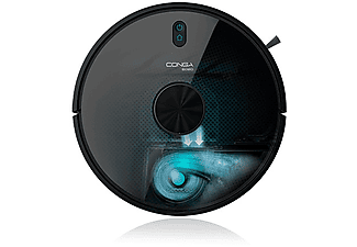 Robot aspirador - Cecotec Conga 6090 Ultra, 10000 Pa, 240 min, 64 dB, APP Control, Room Plan 2.0, Negro