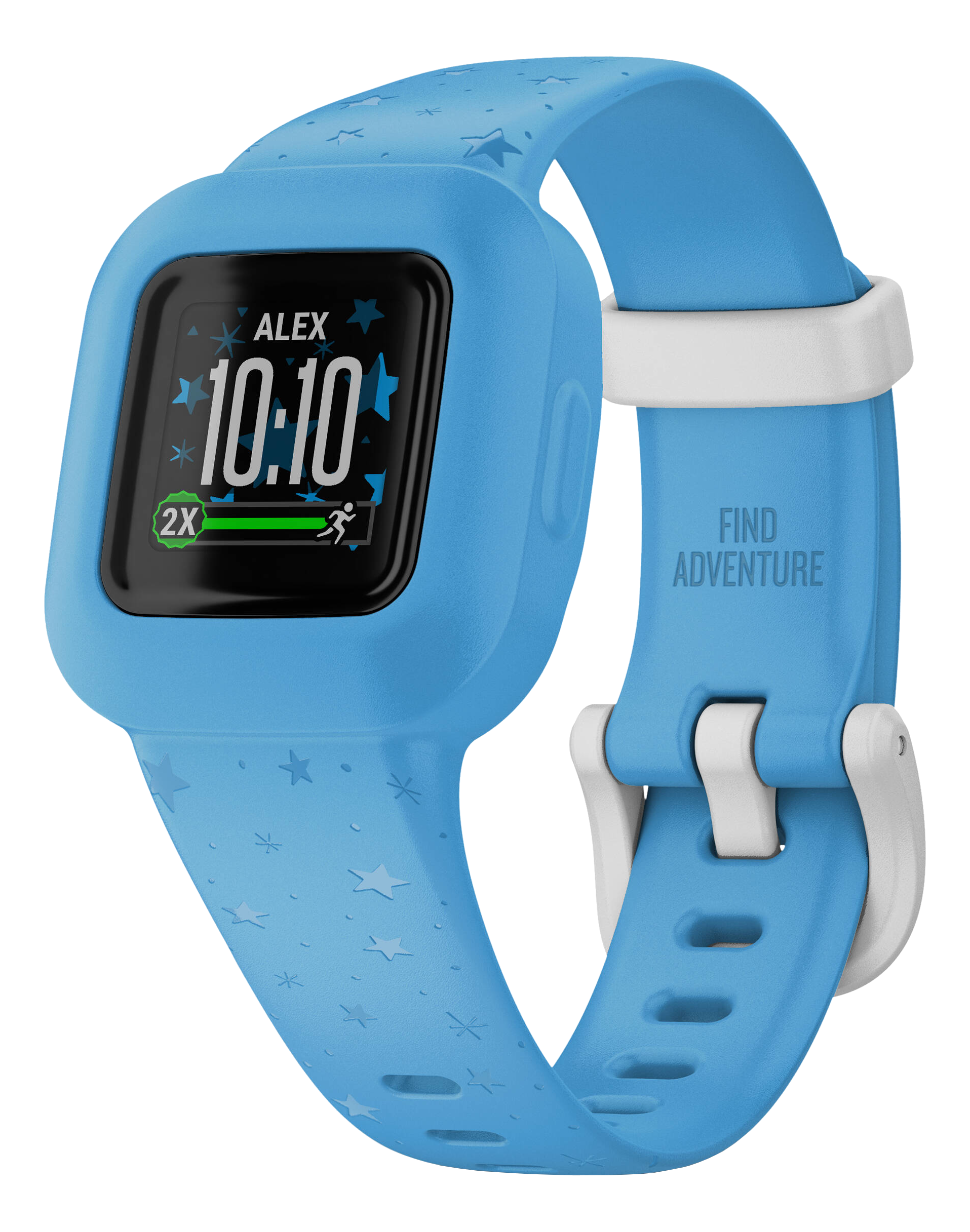 GARMIN vívofit Stelle Blu Fitness tracker (Blu/Bianco