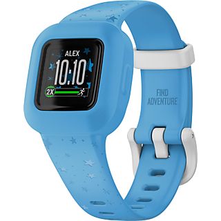 GARMIN vívofit jr. 3 - Bleu Étoilé - Bracelet d'activité (Bleu/Blanc)