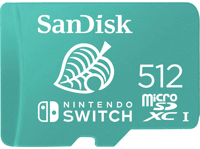 neue Marke SANDISK microSDXC™, Speicherkarte für Nintendo GB, Switch 512 Mehrfarbig