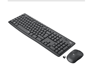 LOGITECH MK295 Sessiz Kablosuz Türkçe Q Klavye Mouse Seti - Siyah