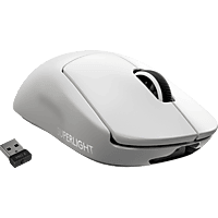 LOGITECH Gaming Maus Pro X Superlight Wireless, 1000Hz, 2.4 GHz / USB, 25600dpi, Weiß
