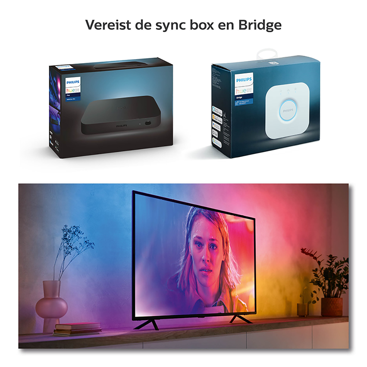 PHILIPS HUE Play Gradient Lightstrip | 55+ inch TVs | MediaMarkt