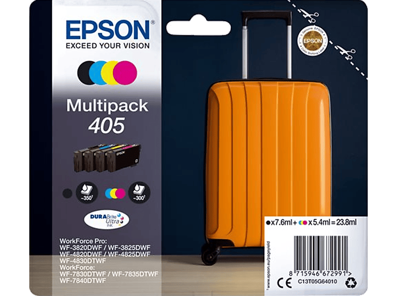 Epson 405 Zwart-geel-cyaan-magenta (c13t05g64020)