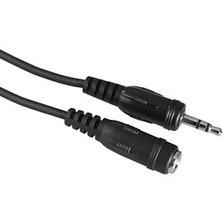 HAMA 205104 AUX3 M/F 2.5M - Câble Jack (Noir)