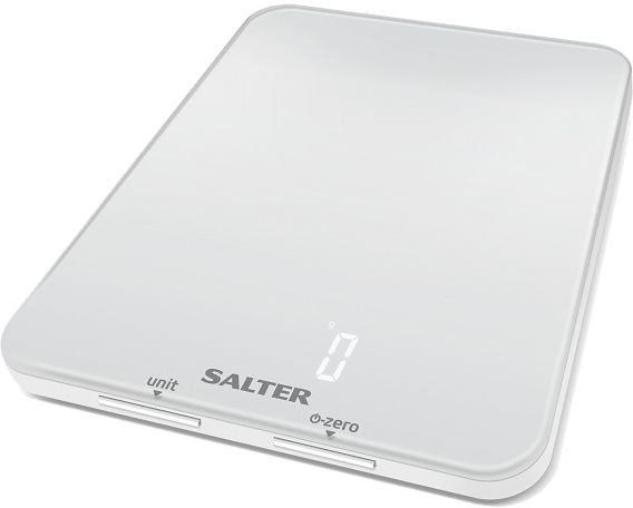 SALTER 1180WH Ghost konyhai mérleg, fehér
