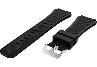 CELLECT Samsung Gear S3/Watch szilikon óraszíj, 46 mm, Fekete