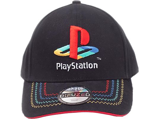DIFUZED PlayStation: Retro Logo - Kappe (Schwarz)