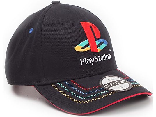 DIFUZED PlayStation: Retro Logo - Kappe (Schwarz)